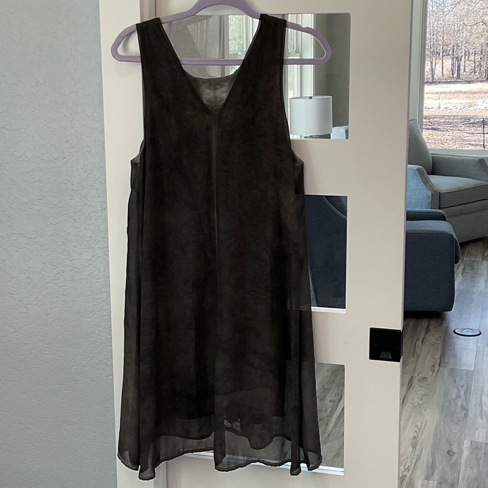 Altar'd State Gray Sleeveless Lace Mini Dress size L - Picture 2 of 11